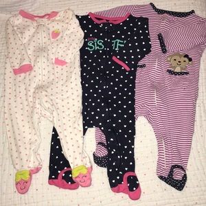 Lot of Carter’s Footies